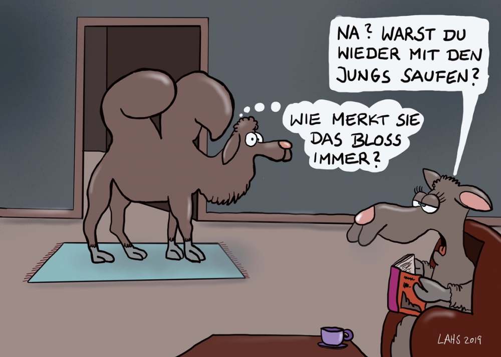 Cartoon: Saufen 1