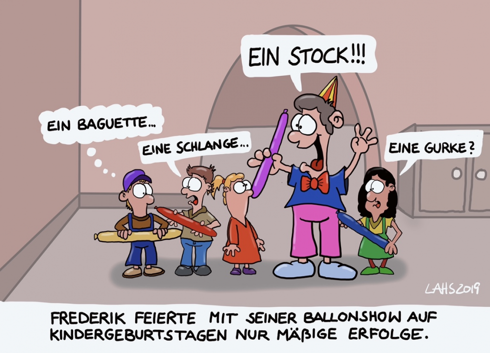 Cartoon: Ballonshow 1