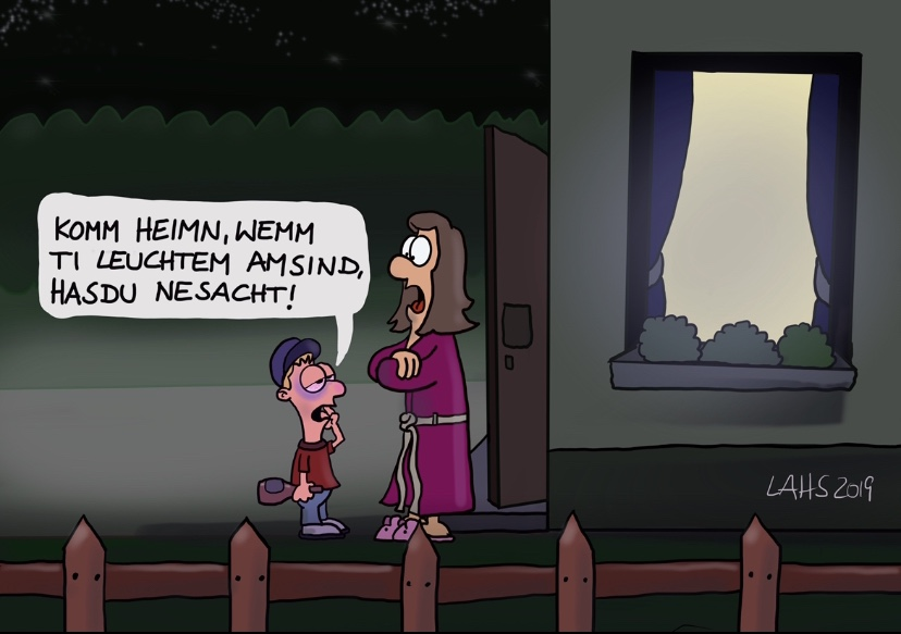 Cartoon: Leuchten 1