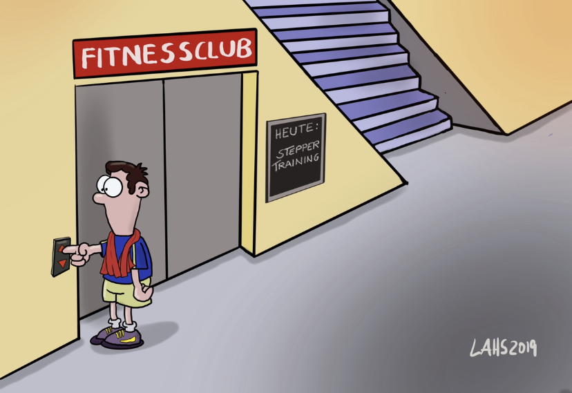 Cartoon: Stepper 1