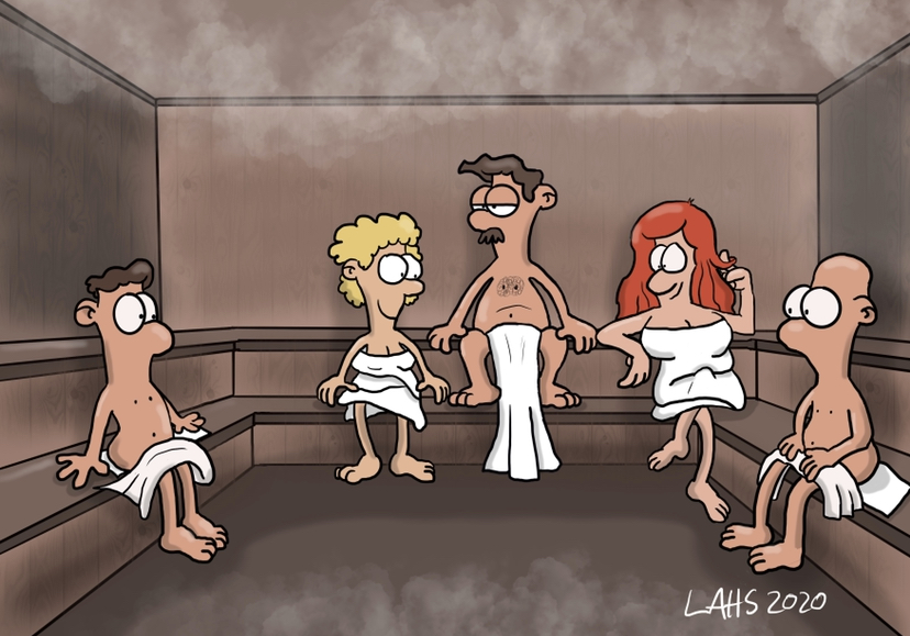 Cartoon: Sauna 1