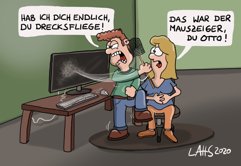 Cartoon: Fliegenklatsche 1