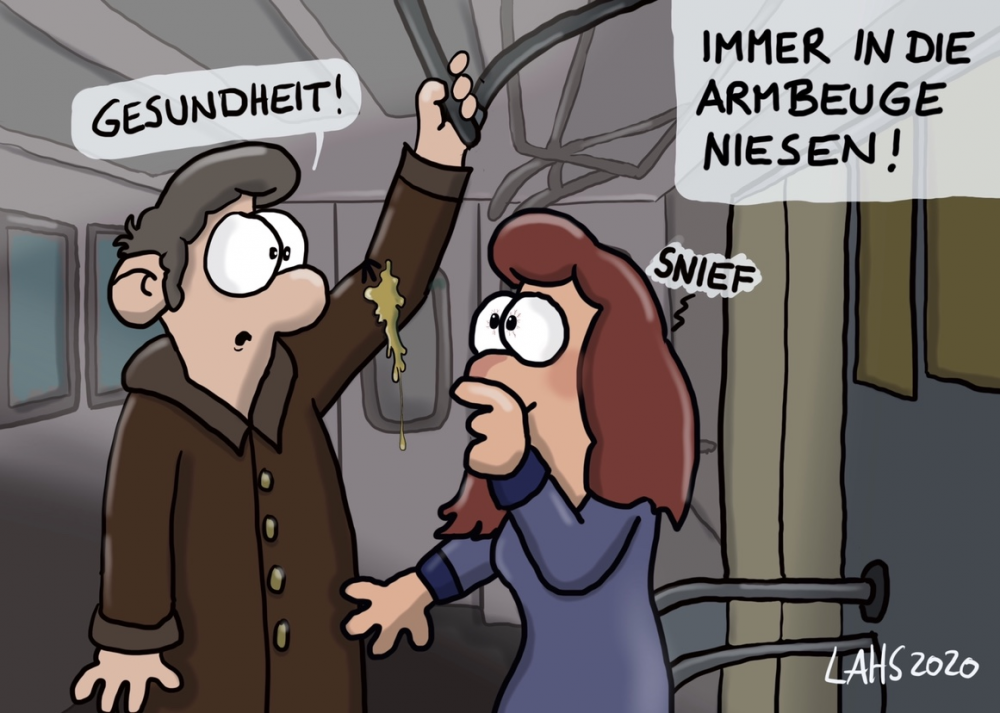 Cartoon: Armbeuge 1
