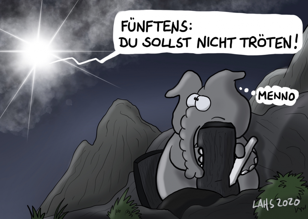Cartoon: Tröten 1