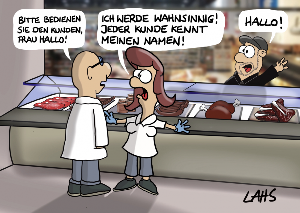 Cartoon: Hallo 1