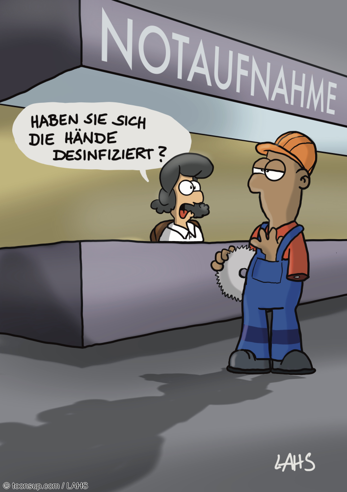Cartoon: Notaufnahme 1