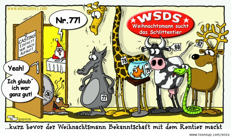 Cartoon: Das Casting 1