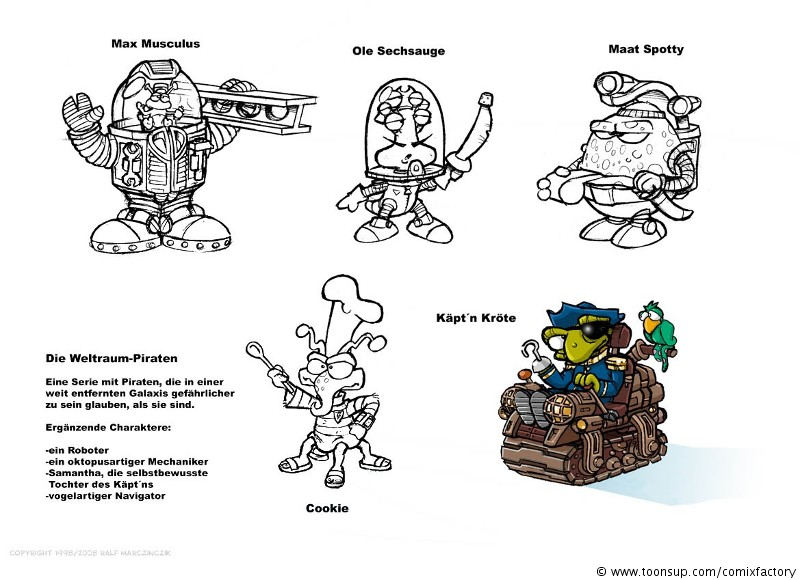 Concept Art / Character Design: Ü-Eier-Figuren-Concept No.1 1