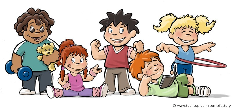 Illustration: Editorial-Illustration zum Thema Vorschul-Sport 1