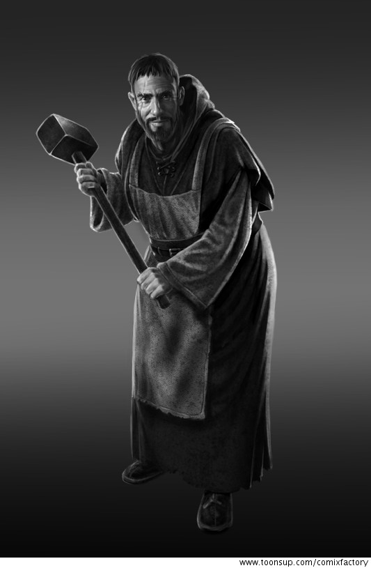 Concept Art / Character Design: Blacksmith 1
