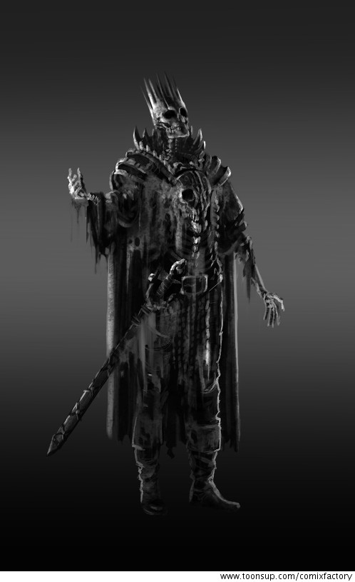 Concept Art / Character Design: Skeleton King 1