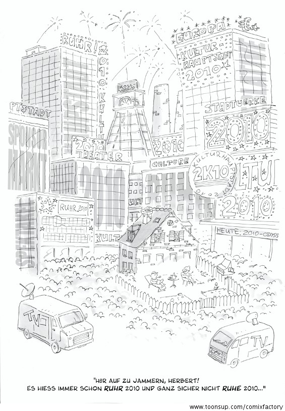 Cartoon: Ruhr 2010 1