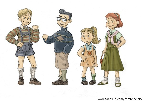 Concept Art / Character Design: Characterdesigns für ein Kinderbuch 1