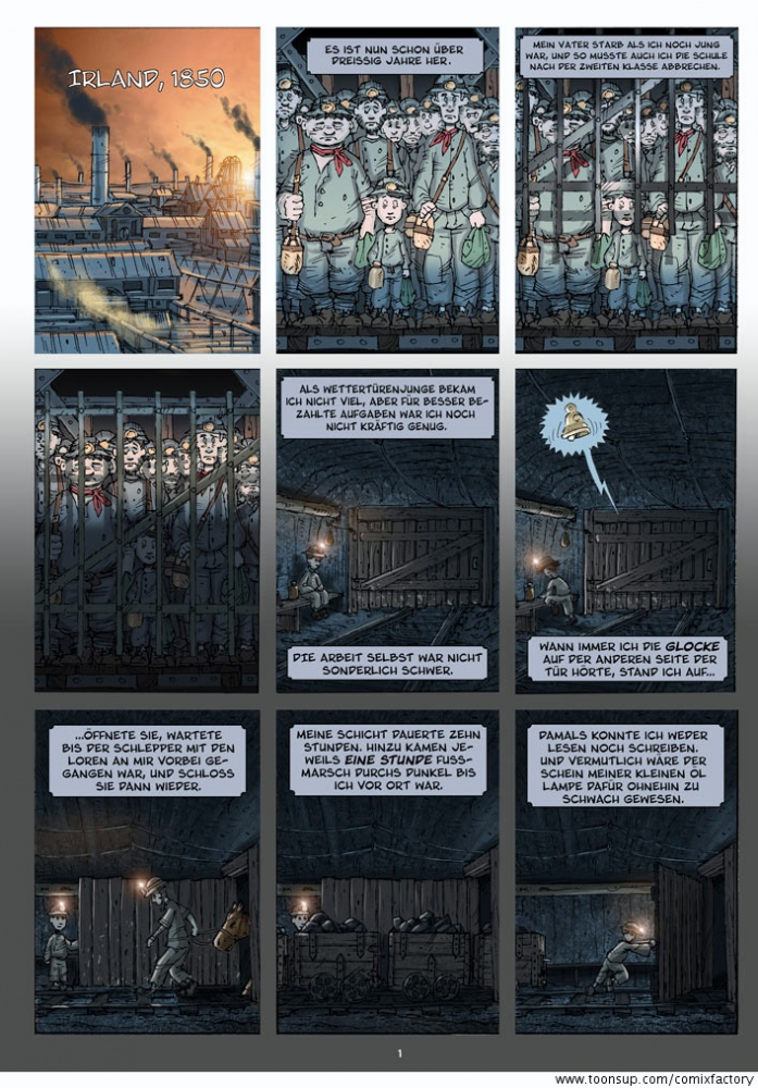 Comic: Weisse Lügen Kurzgeschichte No1 1