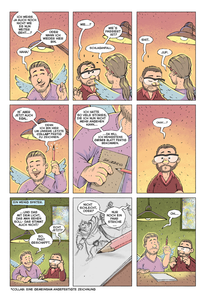 Comic: Tod eines Zeichners 2
