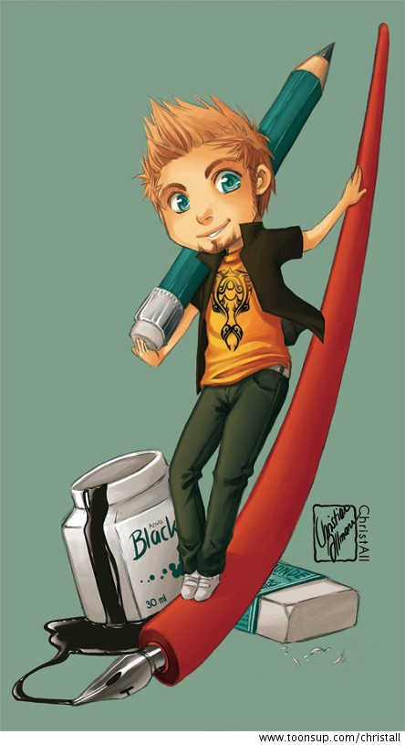 Illustration: Selbstportrait 1