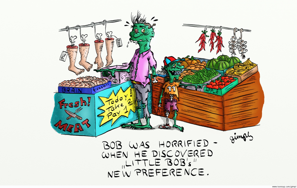 Cartoon: Bob & little Bob 1