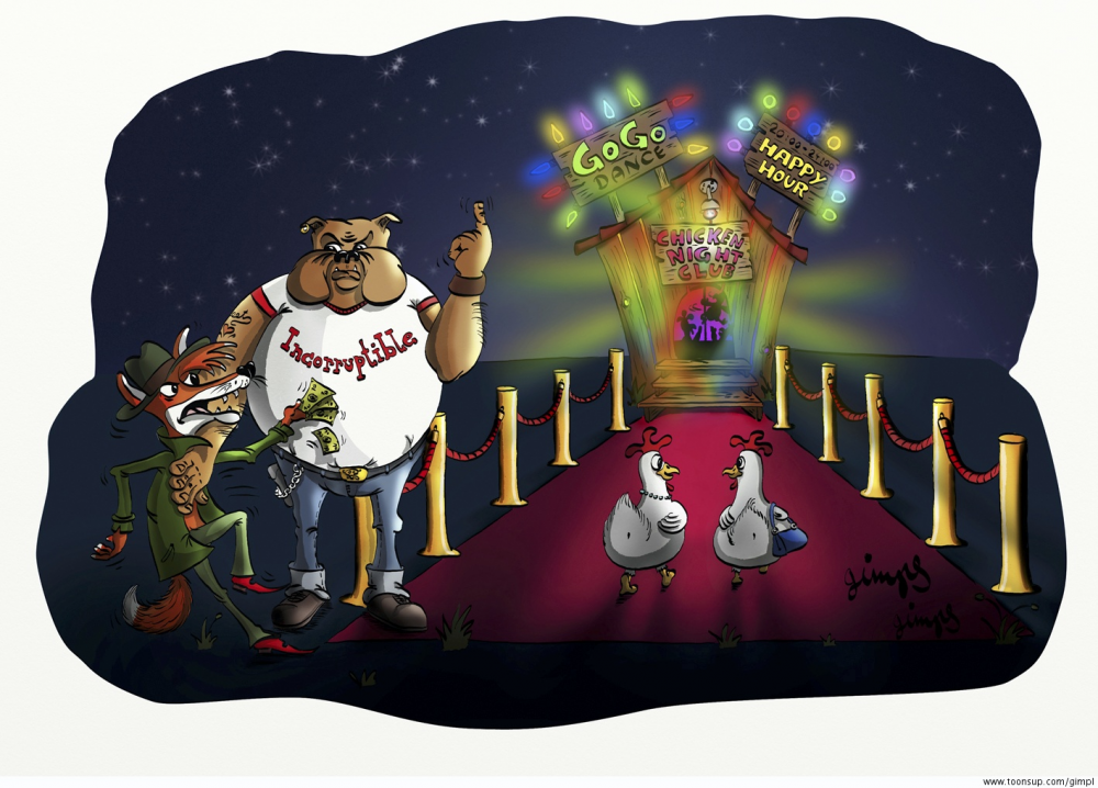 Cartoon: Saturday night... 1