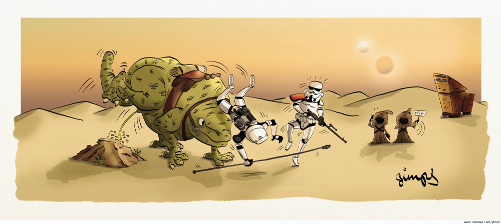 Cartoon: Sandtroopers... 1