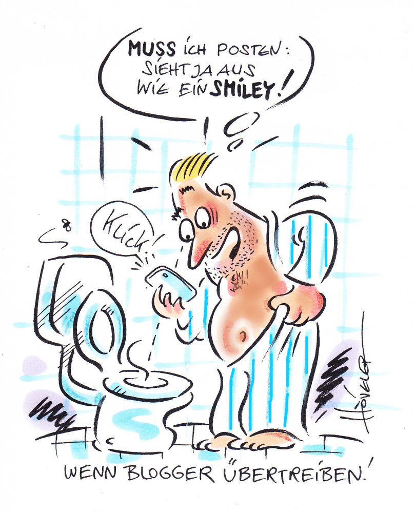 Cartoon: Der Poster 1