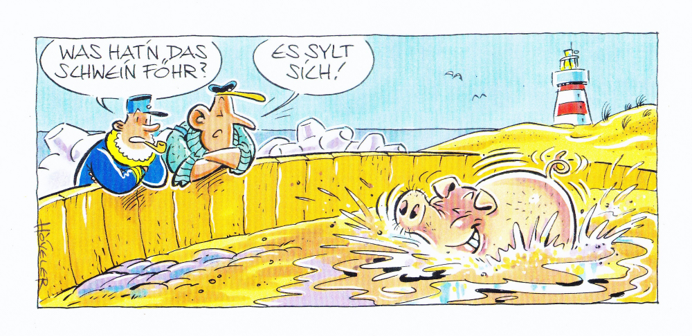 Comic: Hein Pipenbrink Sylt und Föhr 1