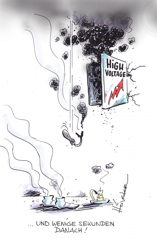 Cartoon: nach dem Ritterschlag 1
