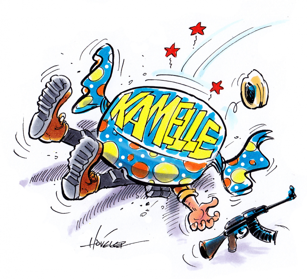Cartoon: Kamelle 1