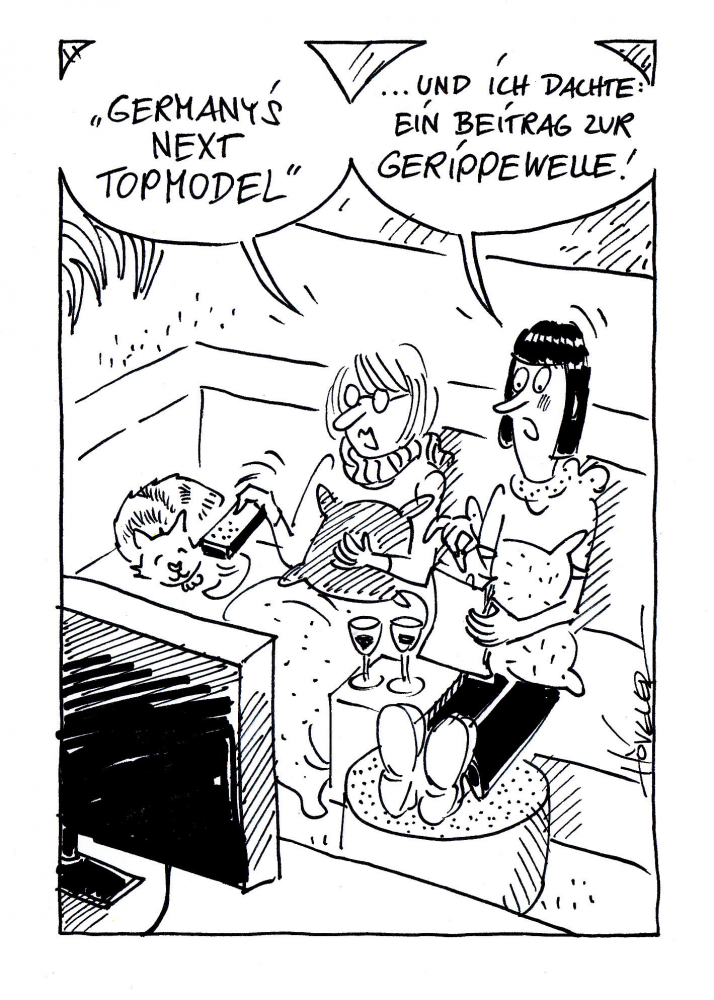 Cartoon: GNTM 1