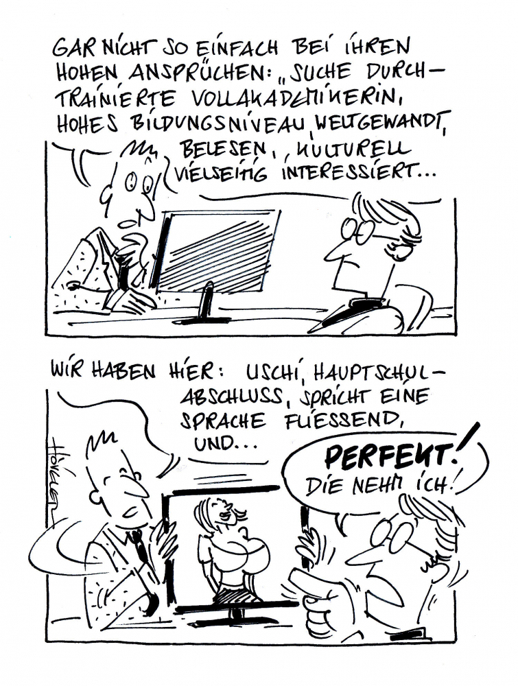 Comic: Dating Agentur 1