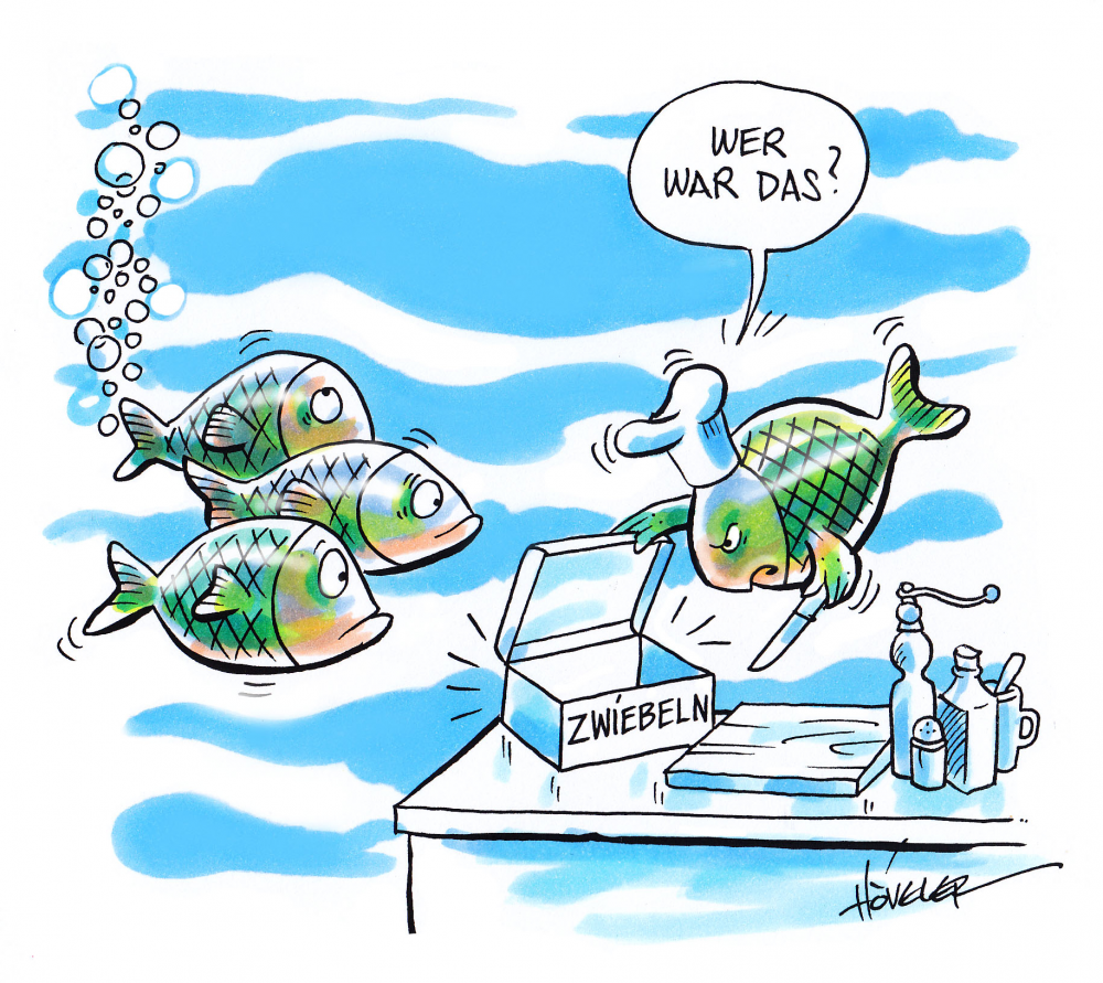 Cartoon: Zwiebeldieb 1