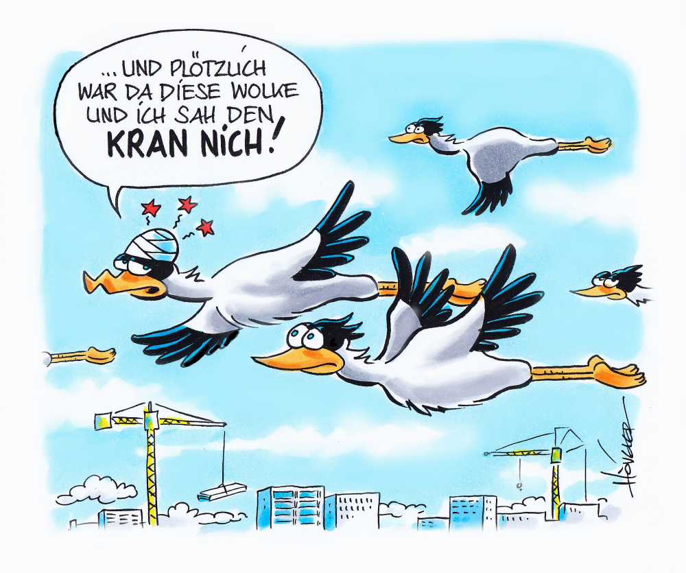 Cartoon: Zugvögel 1