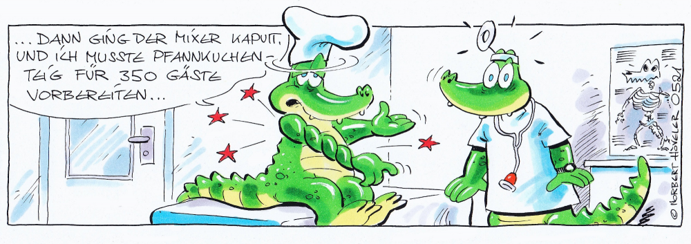 Comic: Gators Teig rühren 1