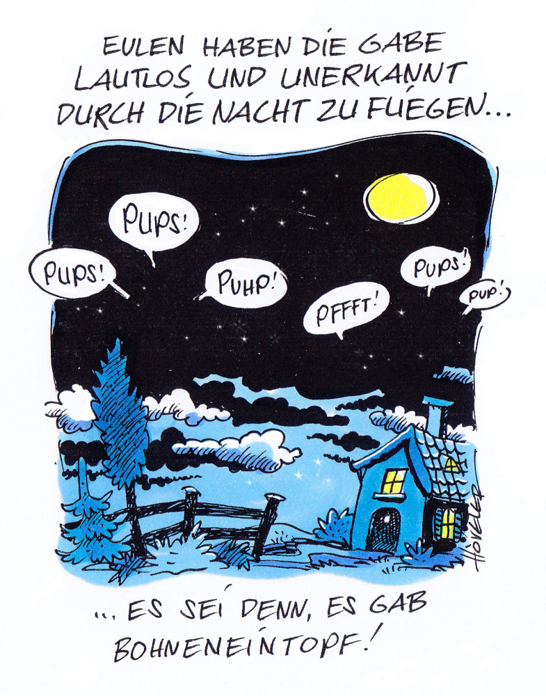 Cartoon: Eulen in der Nacht 1