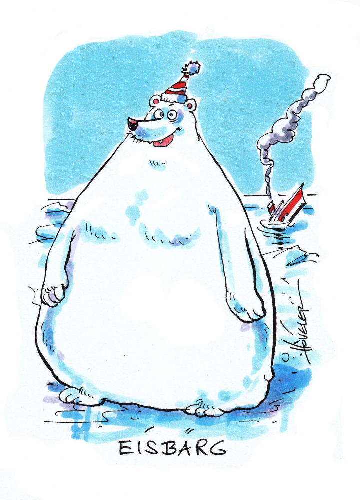 Cartoon: Eisbärg 1