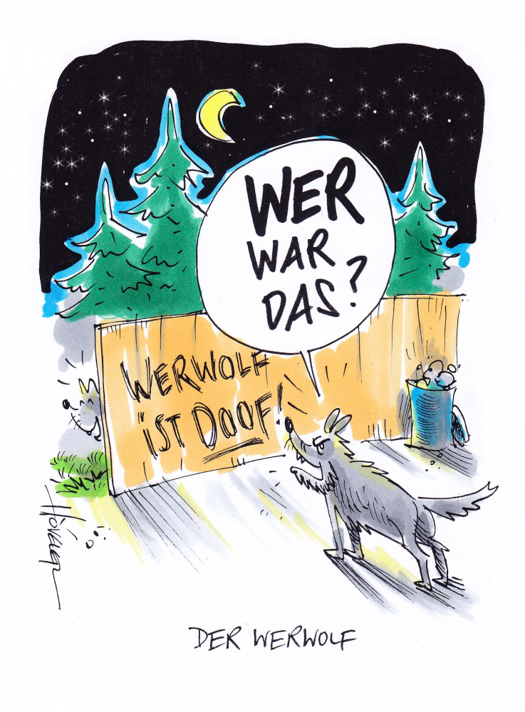 Cartoon: Werwolf 1