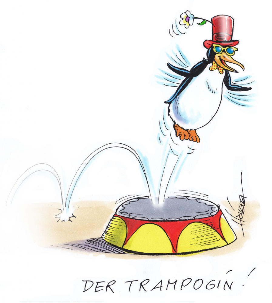 Cartoon: Trampogin 1
