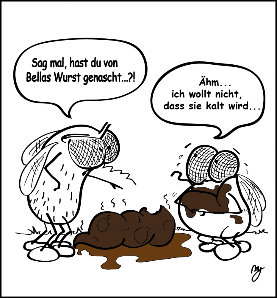 Cartoon: Shit happens. 1