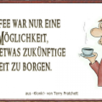 Mit Kaffee etwas Zeit borgen.