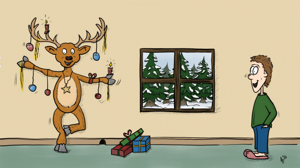 Illustration: Der lebendige Weihnachtsbaum 2