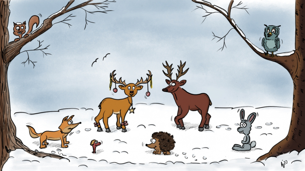 Illustration: Der lebendige Weihnachtsbaum 3
