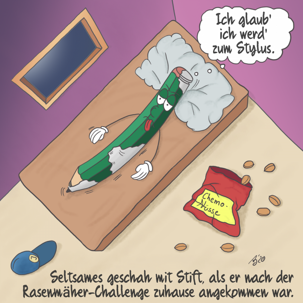 Cartoon: Chemo-Nüsse 1