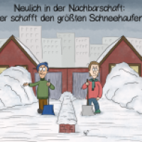 Schneehaufen
