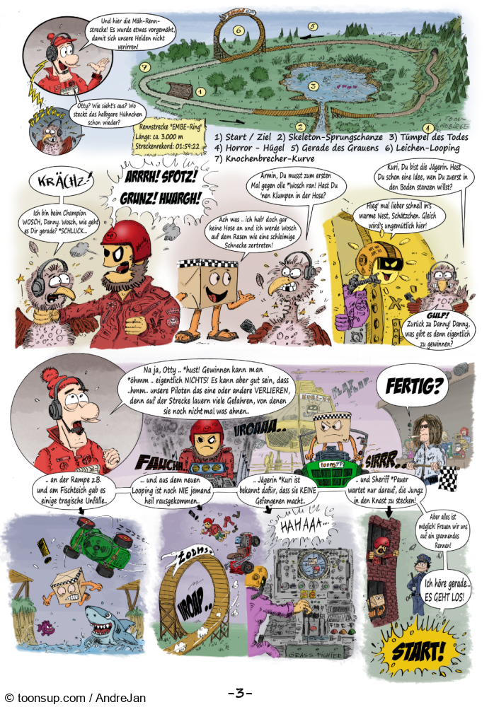 Comic: Colo Rasenmäher Challenge 3