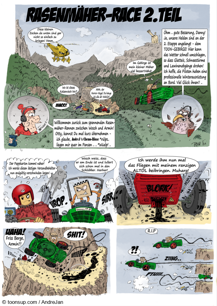 Comic: Colo Rasenmäher Challenge 5