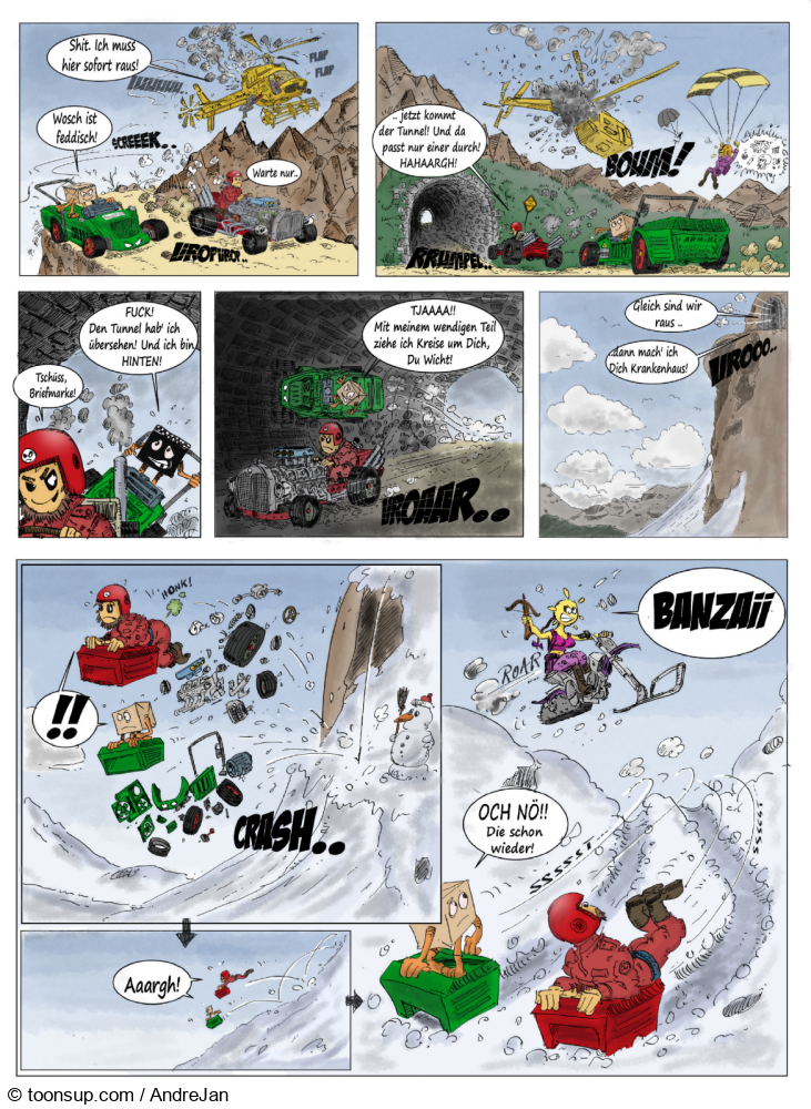 Comic: Colo Rasenmäher Challenge 8