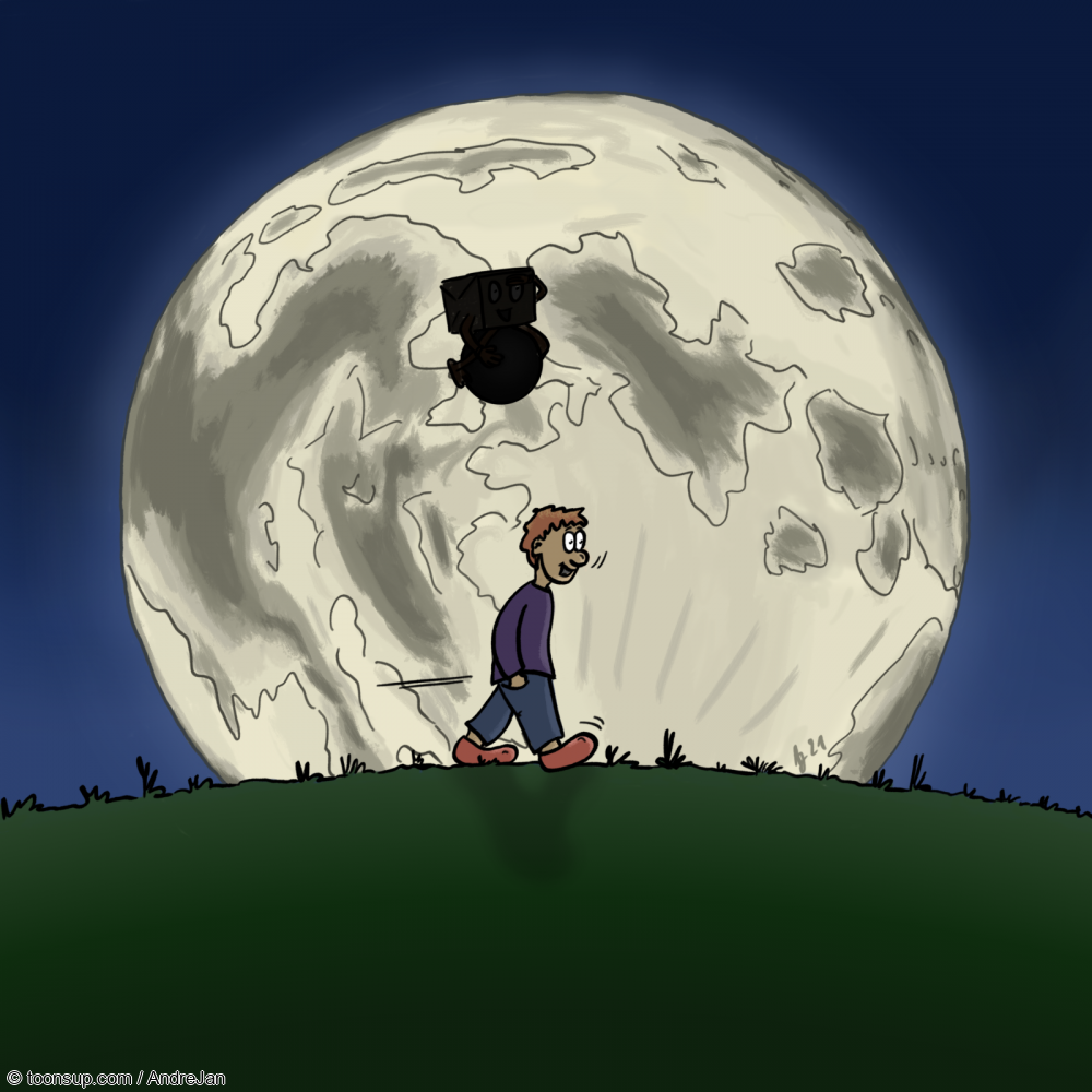 Illustration: Walking on the Moon II 1
