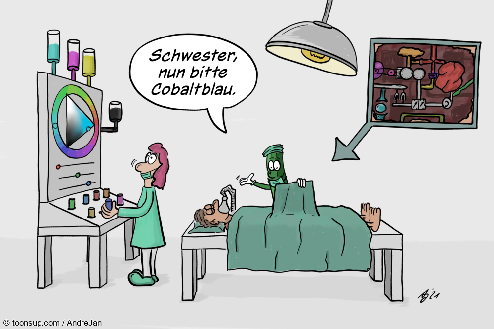 Cartoon: CMYK OP 1