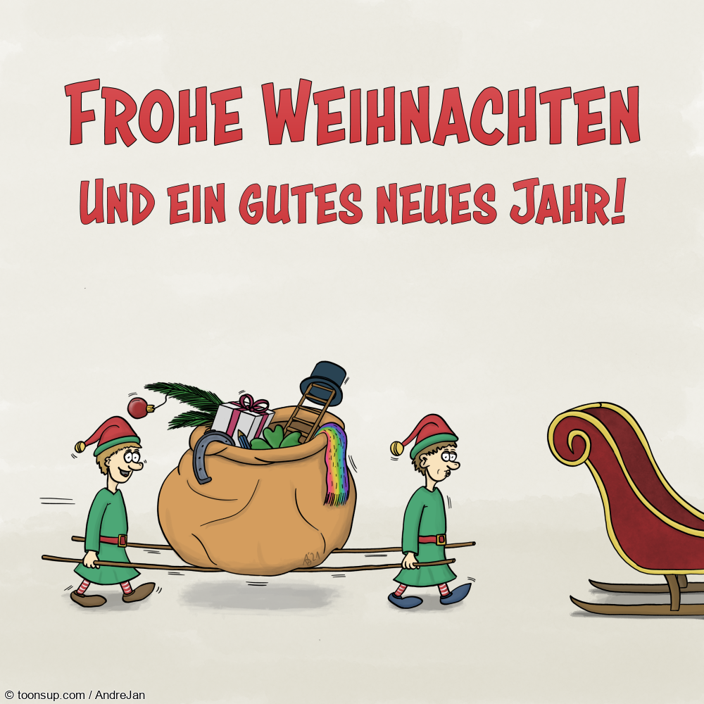 Cartoon: Frohe Weihnachten 1