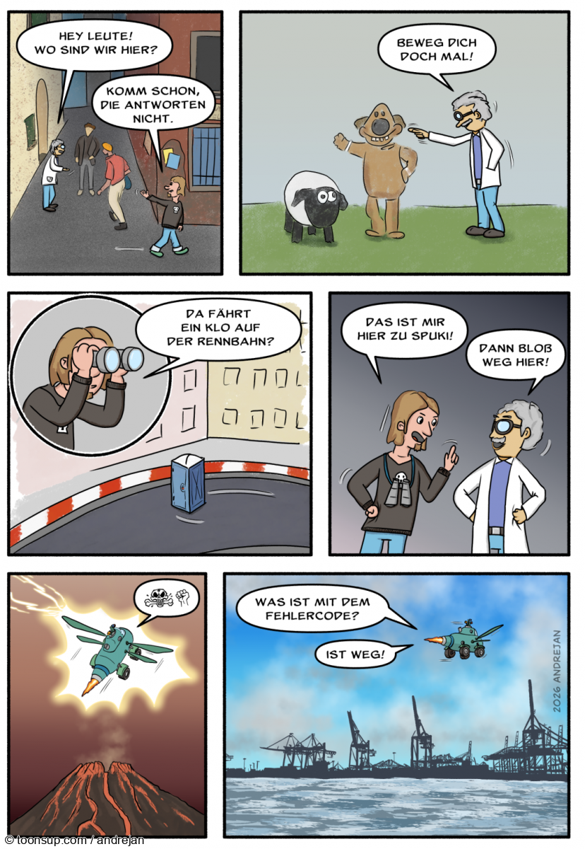 Comic: Reise um die Welt: MiWuLa in Hamburg 2