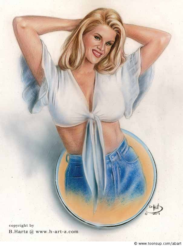 Illustration: Anna Nicole Smith 1
